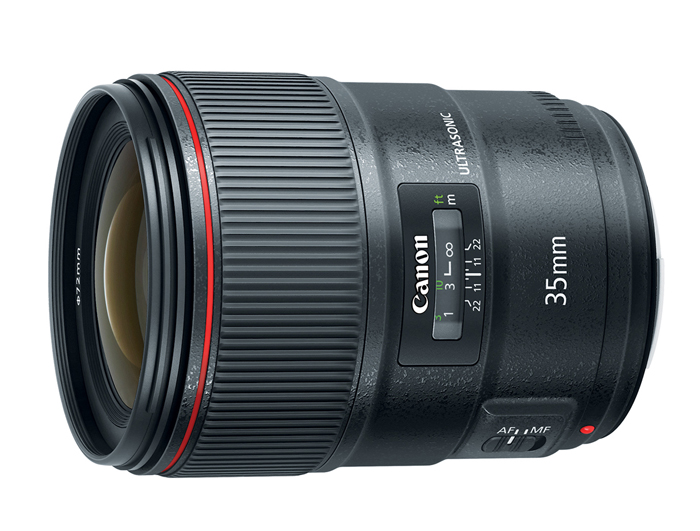 The 35mm f1.4 L-Series lens - available from October 2015 - will be the first to feature Canon's Blue Spectrum Refractive Optics.