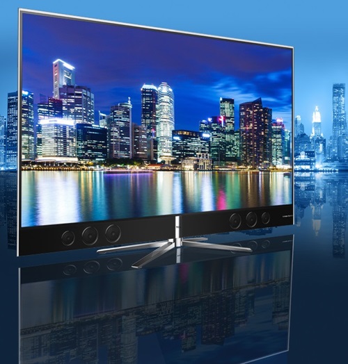 Released earlier this year, this QD-enhanced 55-inch TV from TCL features fluorescent nanocrystal technology developed by QD Vision. The company's QDs are based on cadmium selenide, while rivals Nanosys and Nanoco are both working to advance cadmium-free alternatives. Nanoco and QD Vision are now engaged in a war of words over the perceived legality of displays using cadmium-based QDs in Europe. Image: TCL.