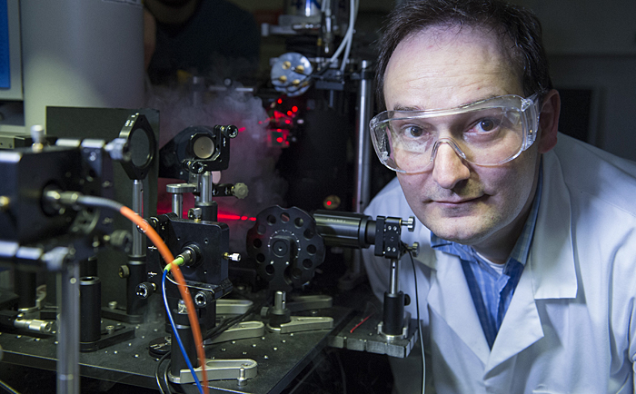 Quantum driver: Dr Pelucchi leads at Tyndall to develop scalable, electrically-driven photon sources. Image: Tyndall Institute.