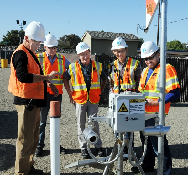 Acutect's laser-based methane detector will undergo three months of testing at a PG&E gas storage facility in northern California. Next year Statoil is set to pilot a similar trial with laser technology from Colorado startup Quanta3. Photo: Environmental Defense Fund.