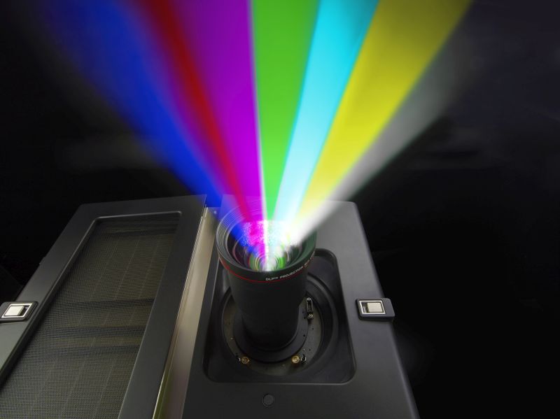 Laser projection platforms could be the only light source for new cinema installations by 2018, while also tapping into larger mid-range applications too. Credit: Barco.