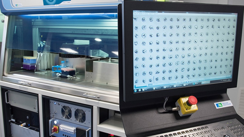 Poeitis and L'Or&eacute;al will work on laser printing of hair follicles, cells capable of generating hair, under their exclusive research partnership. Photo: Poeitis.