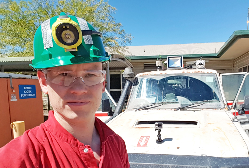 Michael Milford led a team to help autonomous vehicles navigate mine tunnels. Image: QUT.