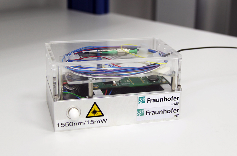 Demonstrator of the smart alarm system. &copy; Photo Fraunhofer INT