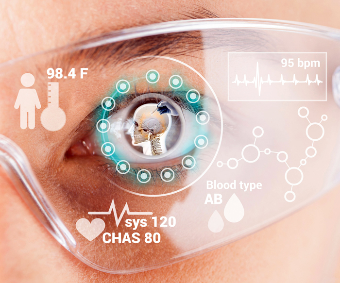 Simultaneous view of both patient and vital data. Image: VOSTARS.