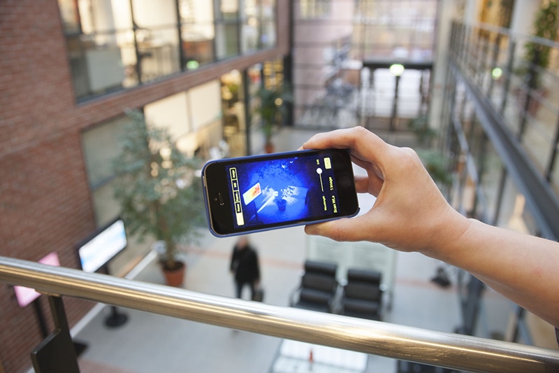 Integrating miniaturized optical components within smart phones to generate hyperspectral images is a major research area right now, with applications in medicine, agriculture, industry and elsewhere anticipated. Photo: VTT.