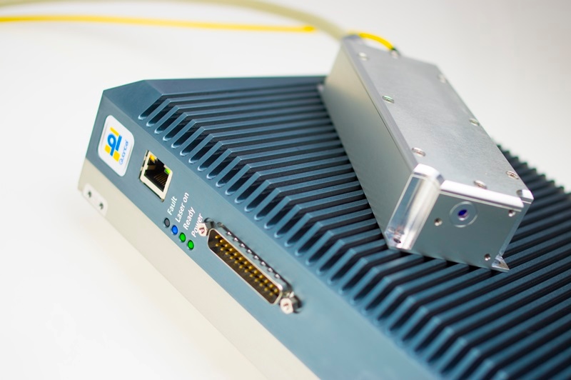 Quantel launched this air-cooled fiber laser at the LASER World of Photonics event in 2015, and the fiber laser theme is set to accelerate. At the 2017 trade fair it shared a booth in the exhibition with Keopsys, which has been working on fiber lasers for 20 years and recently launched a 15 kW peak power erbium-doped system aimed at 3D scanning applications. Photo: Quantel.