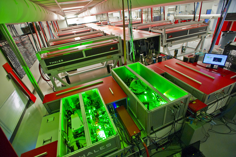 The BELLA petawatt laser at Berkeley Lab's Accelerator Technology & Applied Physics Division.