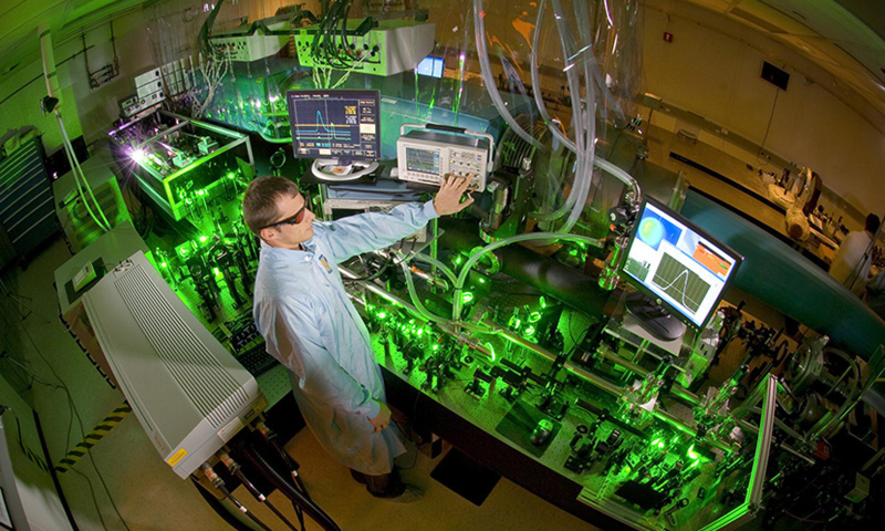 The Texas Petawatt Laser at UT Austin. 