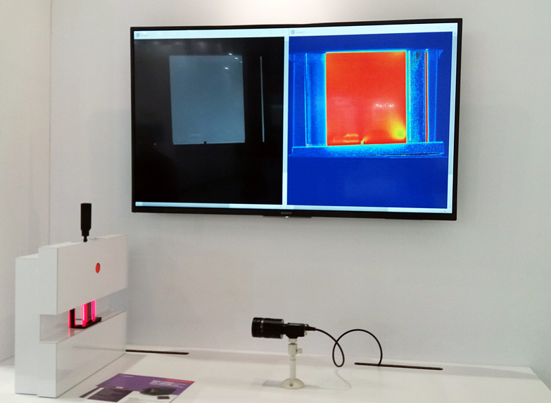 Stress test: Polarized cameras have applications in road tolling and glass manufacture. Photograph: Matthew Peach, optics.org.