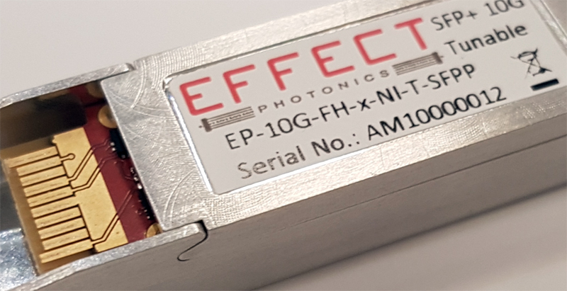 Effetct's narrow-band tunable DWDM optical transceivers ae targeting next generation mobile networks.