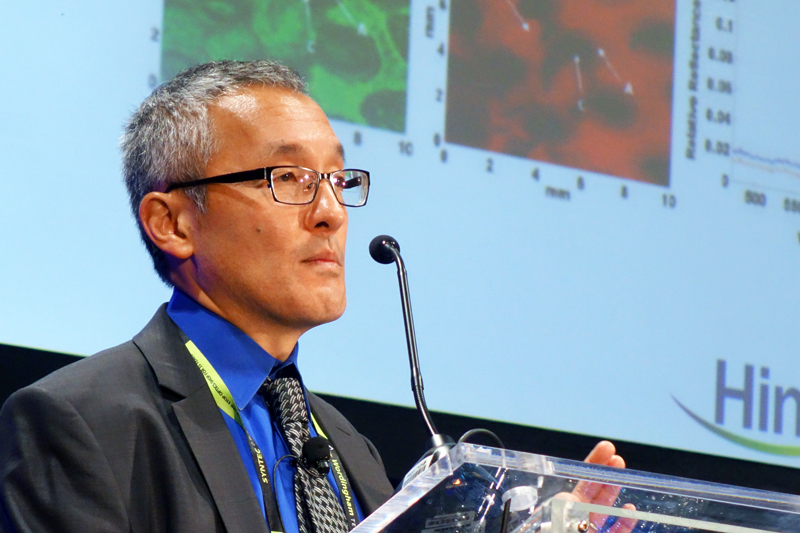 Alexandre Fong, Director of Hyperspectral Imaging, at HinaLea Imaging. Photo: Matthew Peach, optics.org.