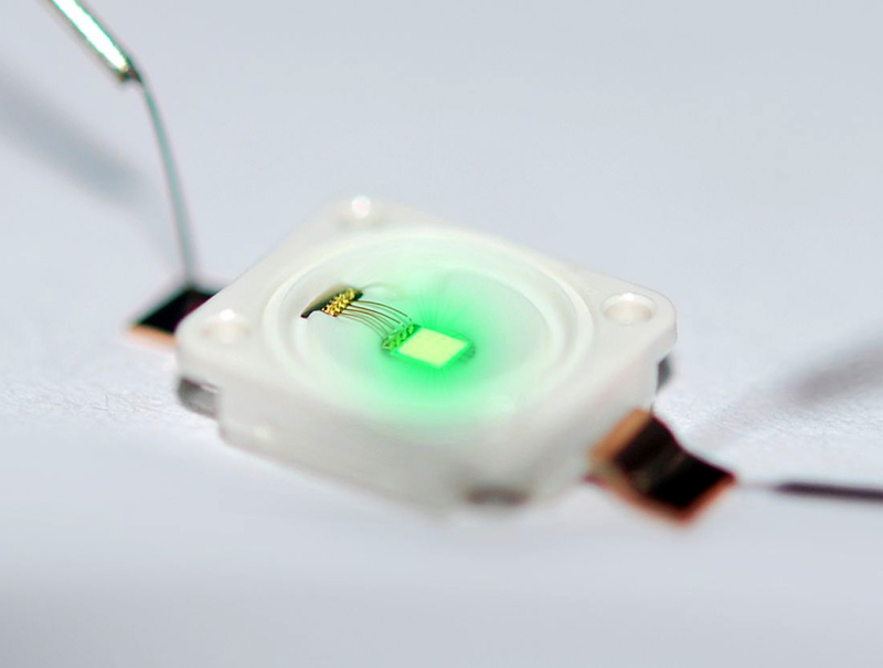 Green for go: Installers can benefit from  improvements in green LED efficiency of up to 40% Image: Osram OS.