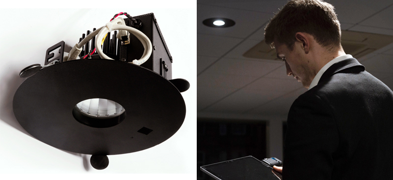 pureLiFi worked with BT to deploy LiFi technology in BT's Adastral Park R&D facility. Image PureLifi.