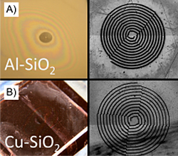 The Centre has been developing a direct laser bonding process using an ultrashort pulsed (picosecond) laser, and have demonstrated its feasibility for the welding of glass to metal, in addition to glass-to-glass bonding. Images: Heriot-Watt.