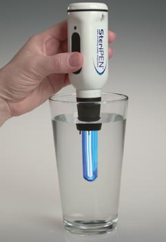 LED-based pen for sterising water