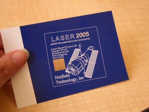 Laser marking with smallest 10W CO2 laser