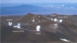 telescopes on Mauna Kea summit