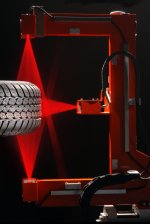 Laser tire inspection