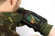 The wrist worn OLED display communication device is not only flexible but lightweight and robust for military applications