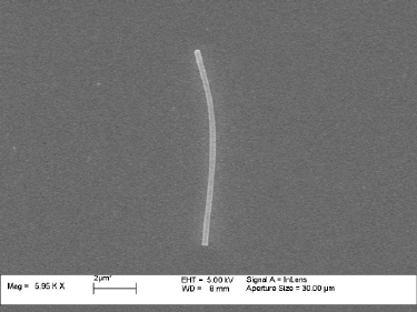 Rotating nanofibre