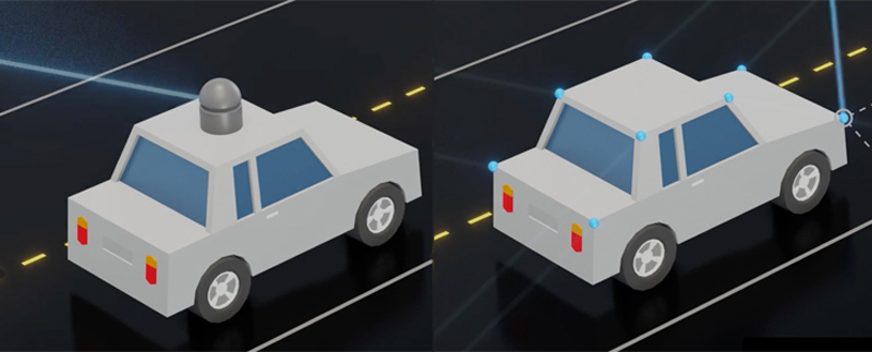 Potential LIDAR replacement system: In driverless cars, for example, the NIST switch could rapidly redirect a single light beam to scan all parts of the roadway.
