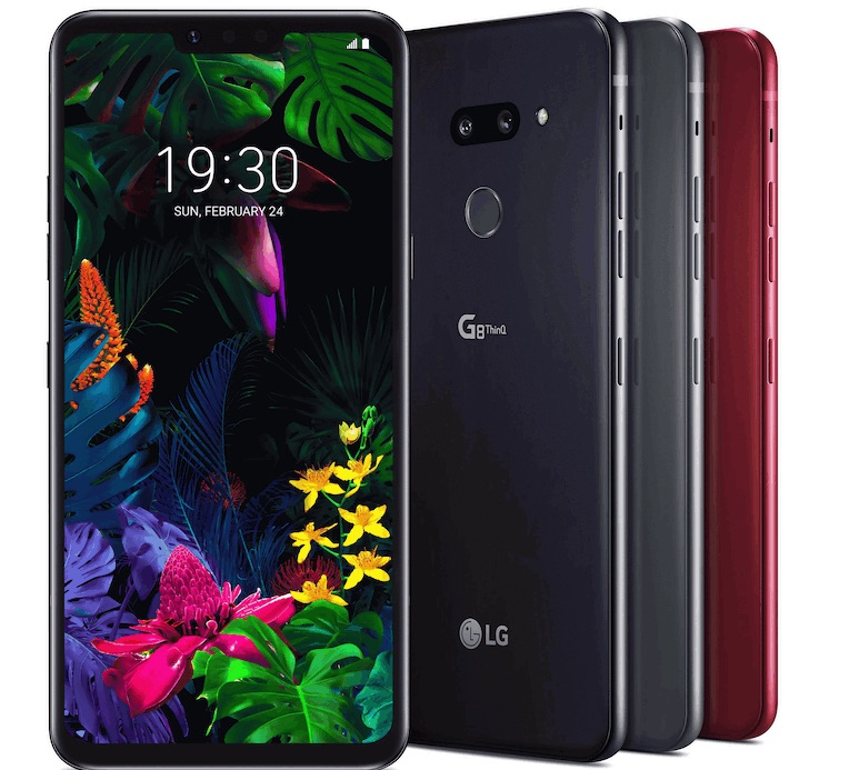Facing front: the LG G8 ThinQ