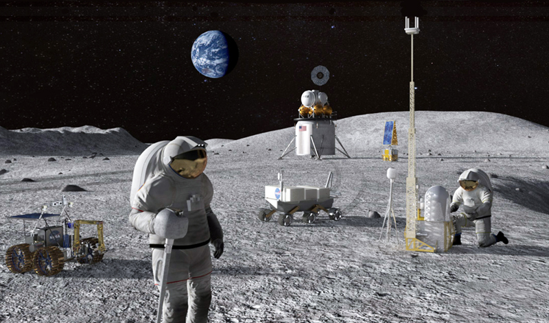 NASA is planning to land astronauts back on the Moon by 2024. 