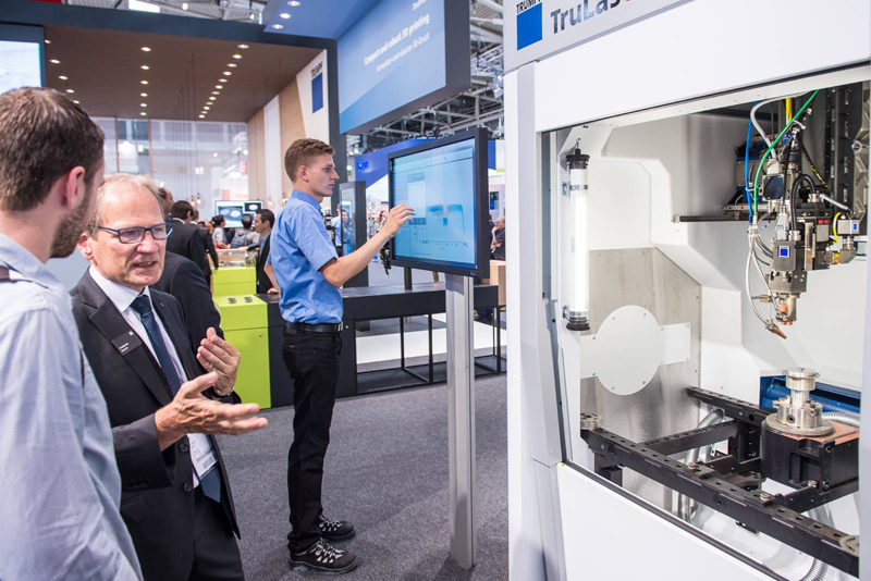 Diverse industrial solutions: Trumpf on show at LASER 2019, last week. 