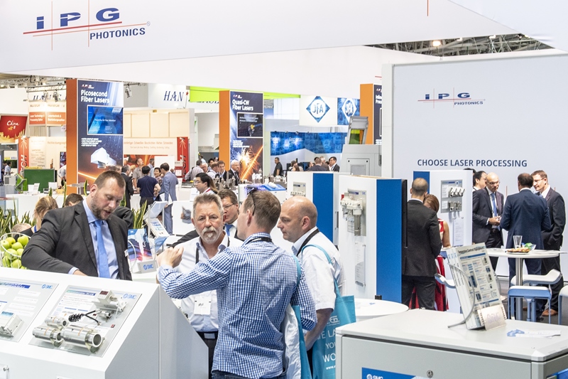 IPG Photonics' booth at LASER 2019