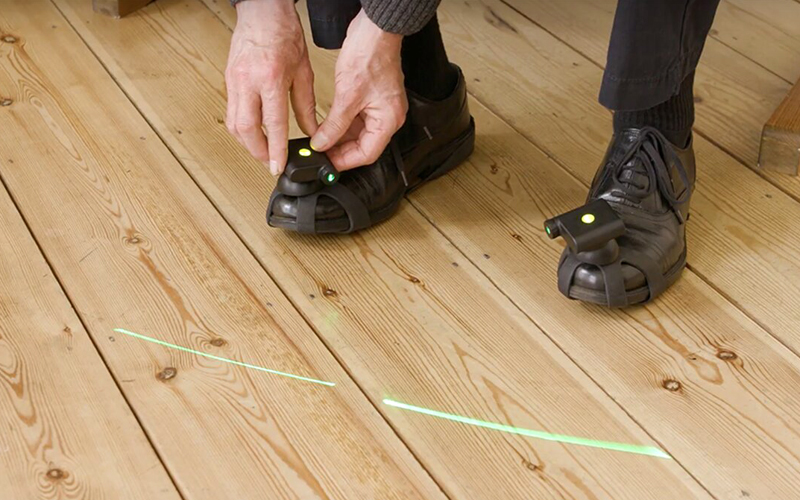 Walk the line: Laser trace reduces freezing episodes in Parkinson's patients.