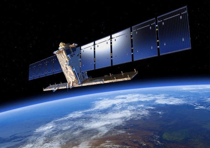 European partnership: Sentinel-1, the first of ESA's Copernicus satellites.