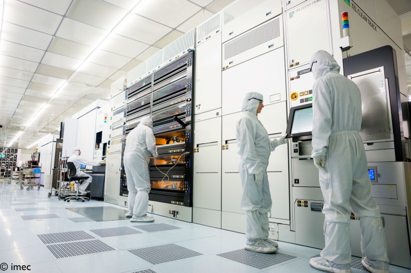 imec's cleanroom can now test resist materials and provide process capabilities.