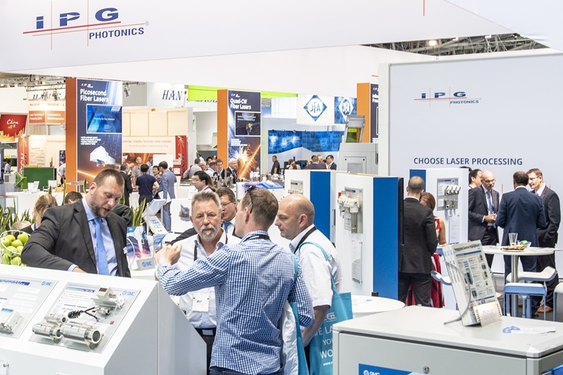 IPG's booth at last year's Laser World of Photonics trade show
