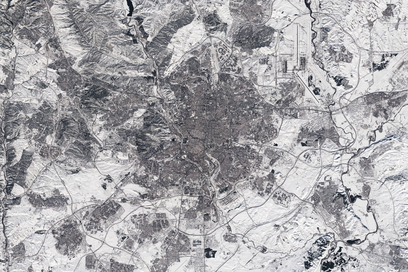 Snowy Madrid: captured by Teledyne e2v image sensors