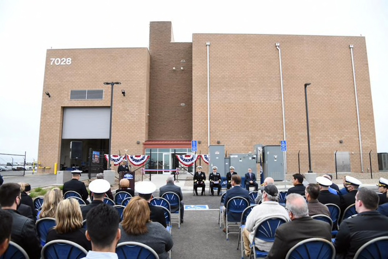 Opening ceremony of the US Navy’s Directed Energy Systems Integration Lab.