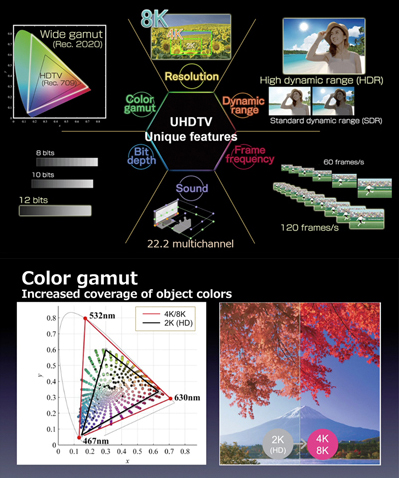 Ultra-high definition TV standard could “match seeing reality itself”. 