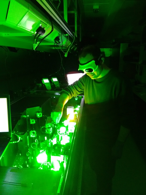 Lab-to-market: John Travers in the laser laboratory