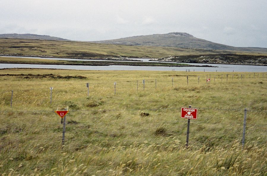 Danger signs: minefields