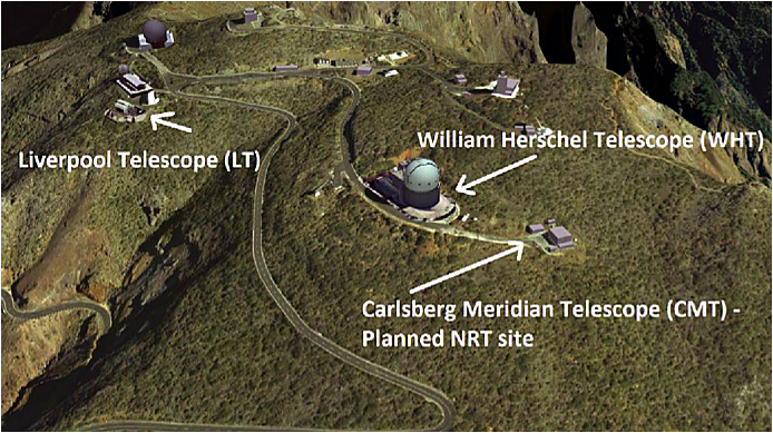 The NRT will be built alongside its sibling facility, the Liverpool Telescope on La Palma.