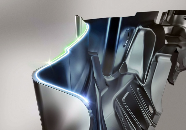 BrightLine Speed benefits 3D laser-cutting of hot-formed parts.