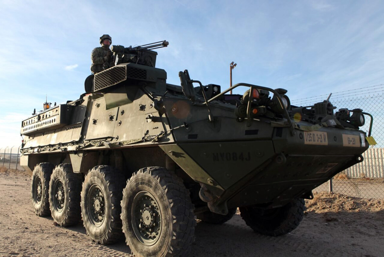 Set for HEL adaptation: the U.S. Army’s Stryker armored vehicle.