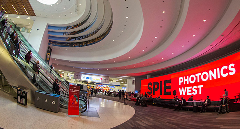 Come on down: SPIE Photonics West at San Franciso's Moscone Center. 