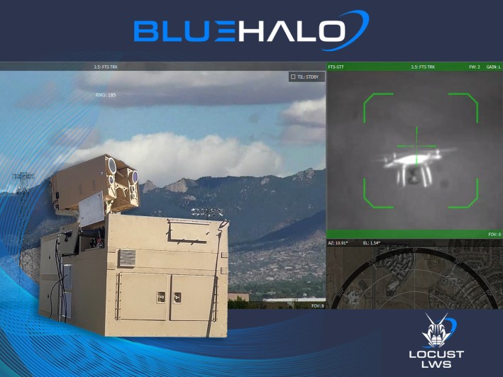LOCUST system “performed well” as part of P-HEL C-UAS system.