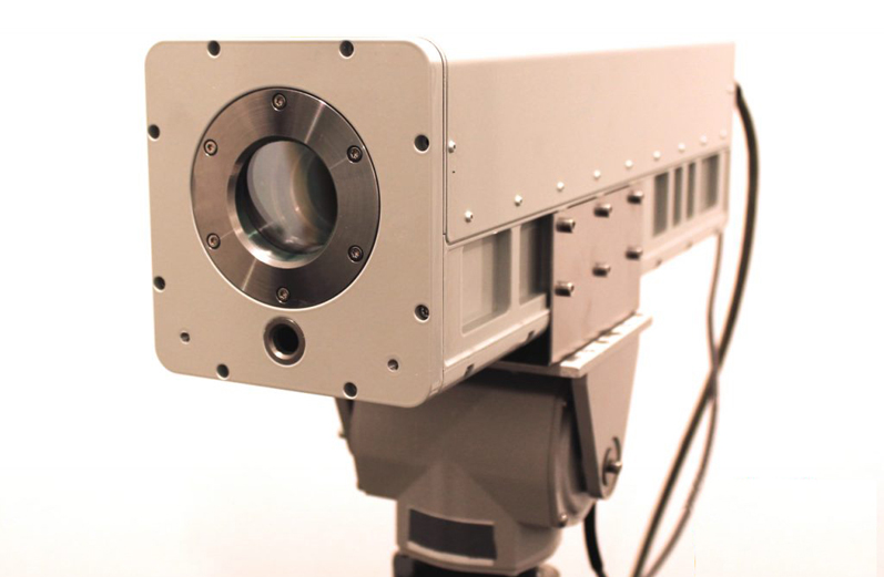 The camera combines lidar and gas absorption spectroscopy with single-photon detection. 