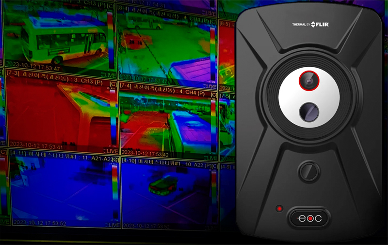 Early fire detection for buildings and electric vehicle charging stations.