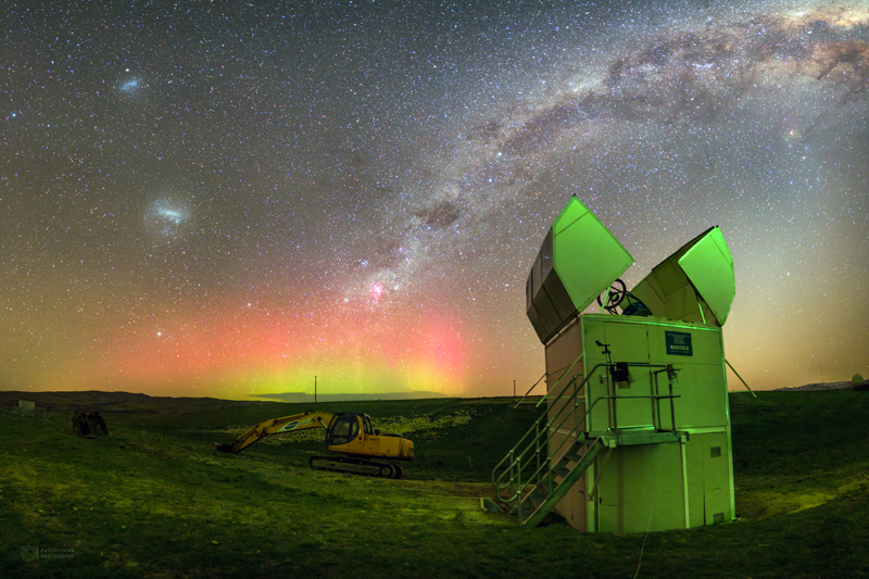 The BOOTES-3 station in the South Island in New Zealand (IAA-CSIC/NIWA).