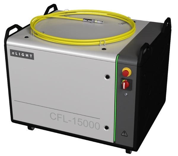 nLight’s 15kW industrial fiber laser.