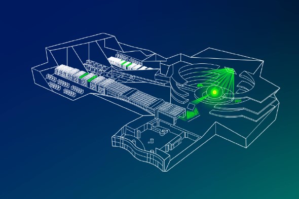 Schematic of the Focused Energy’s proposed Pilot Power Plant. 