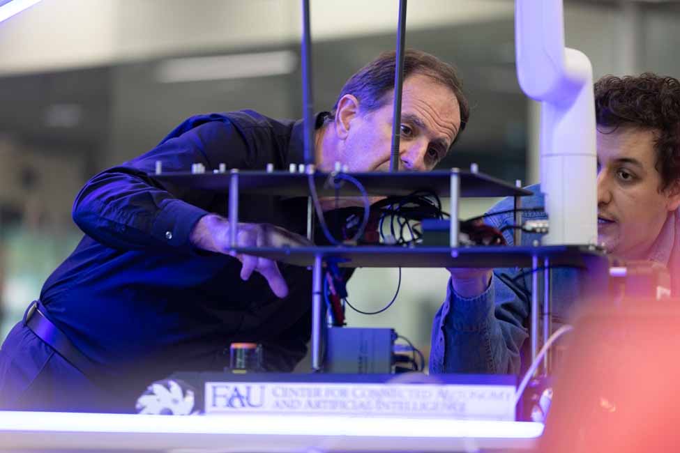 Dimitris Pados, principal investigator and director of the CA-AI.